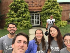 Football Checkpoint Photobomb